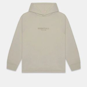 (L) Fear of God Essentials Relaxed Hoodie ‘Smoke’
